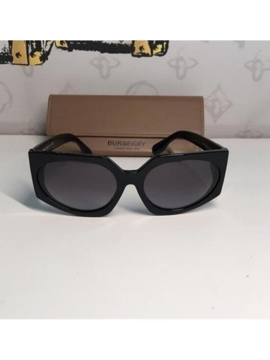 New Authentic Burberry BE4306 3001 Black Sunglasses main image 9